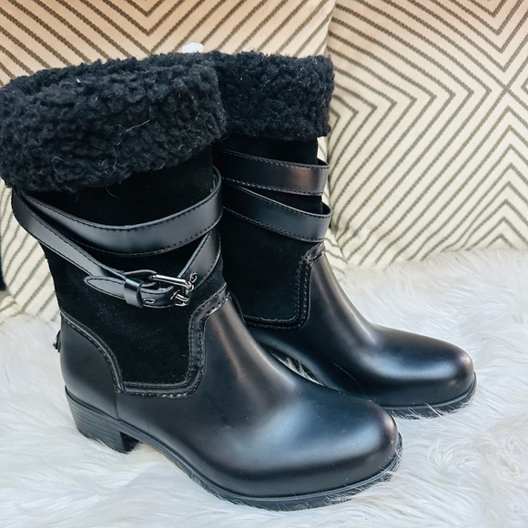 Coach Zena Black Snow & Rain Boot - Picture 5 of 12